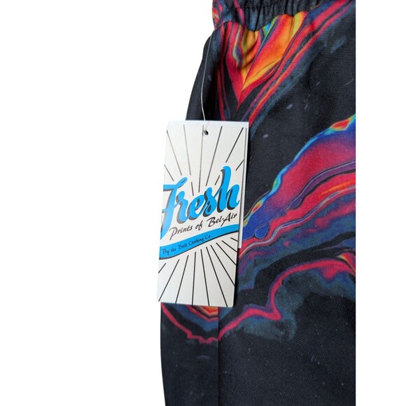 Fresh Prints of Bel-Air Graphic Jogger Pants Multi Color Men’s Small Style D2319 - Picture 3 of 6